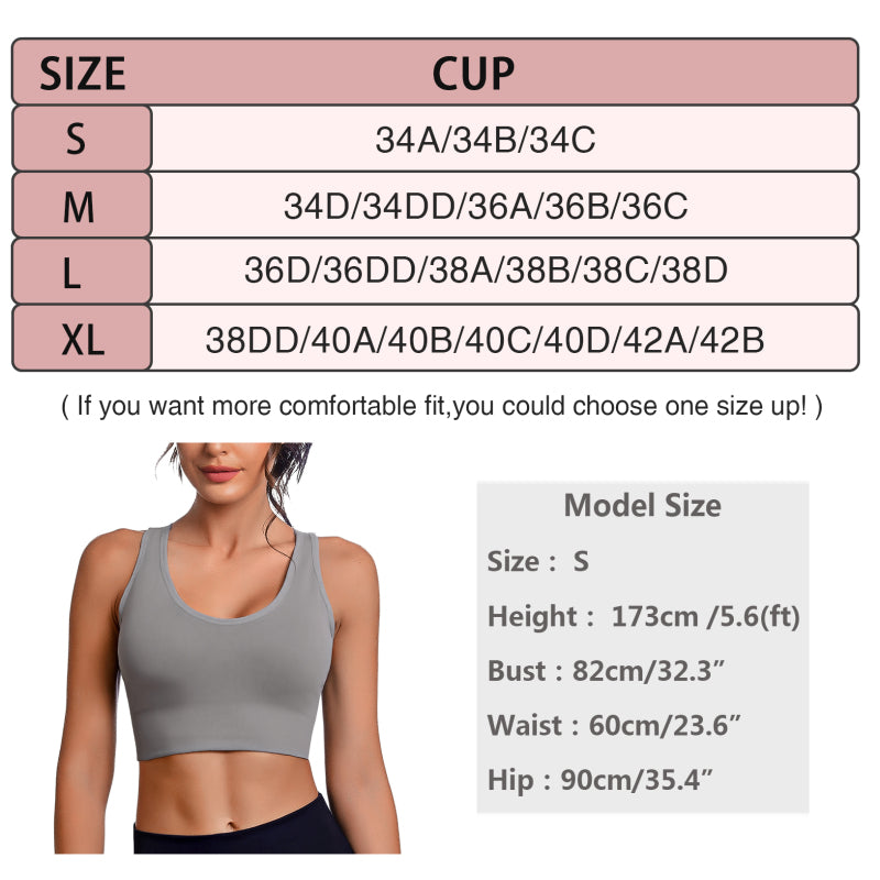 Women's Cross Strap Seamless Back Sports Bra