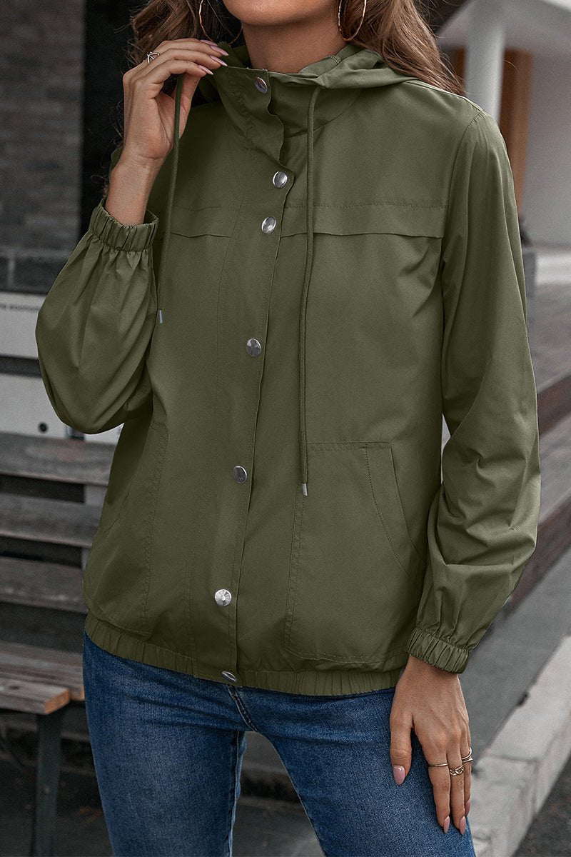 Ivy Lane Button - Down Long Sleeve Sports Jacket - Outerwear