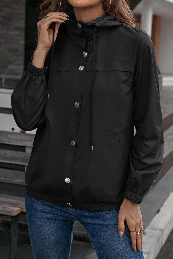 Ivy Lane Button - Down Long Sleeve Sports Jacket - Outerwear