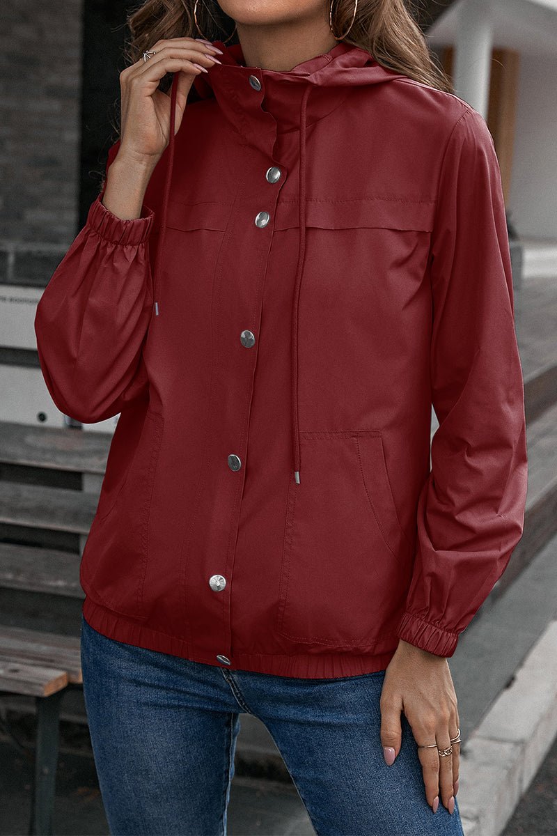 Ivy Lane Button - Down Long Sleeve Sports Jacket - Outerwear
