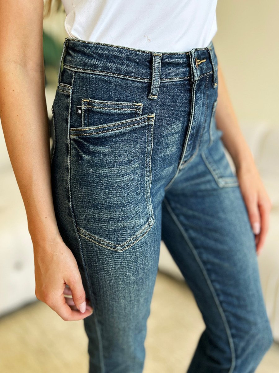 Judy Blue Full Size High Waist Skinny Jeans - Bottoms