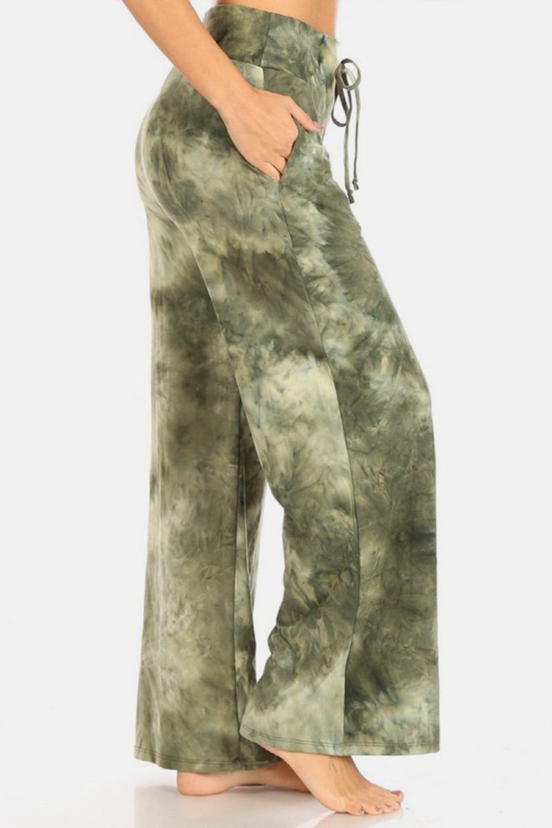 Leggings Depot Buttery Soft Printed Drawstring Pants - Bottoms