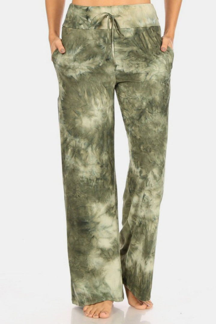 Leggings Depot Buttery Soft Printed Drawstring Pants - Bottoms