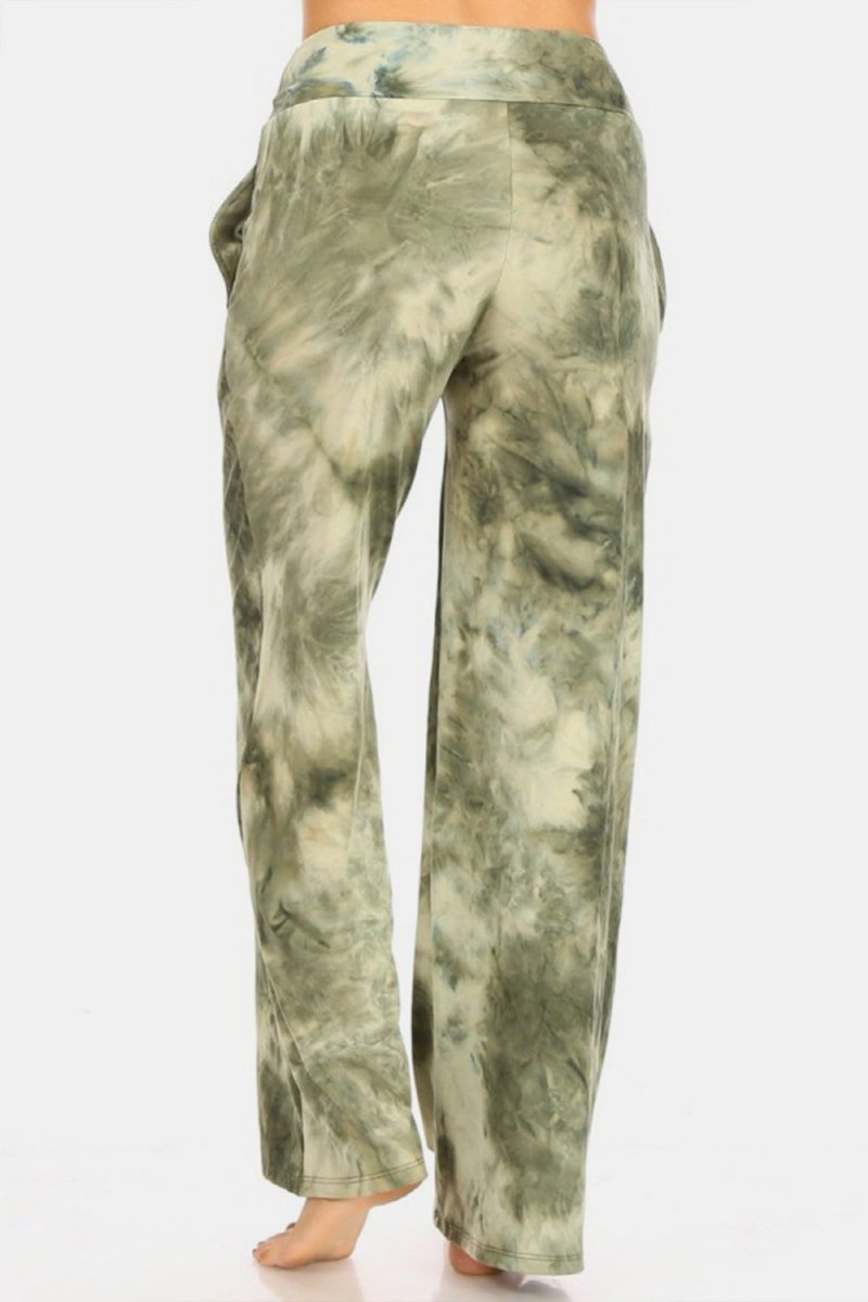 Leggings Depot Buttery Soft Printed Drawstring Pants - Bottoms