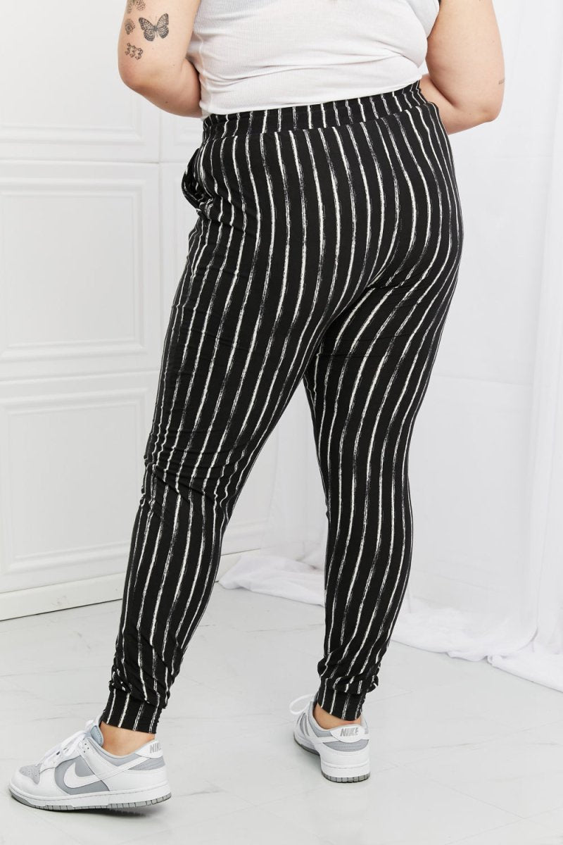Leggings Depot Stay In Full Size Joggers - Bottoms