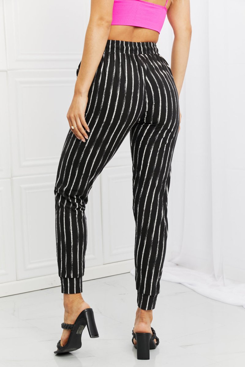 Leggings Depot Stay In Full Size Joggers - Bottoms