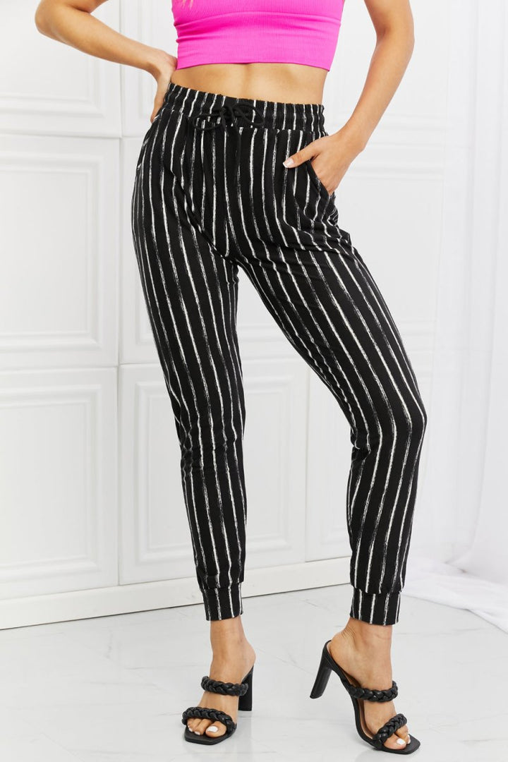 Leggings Depot Stay In Full Size Joggers - Bottoms