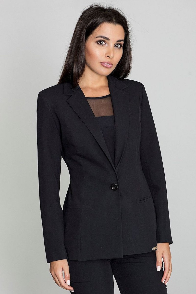 Long Loose - Fit Button - Up Jacket with Imitation Pockets – Versatile & Stylish - Outerwear