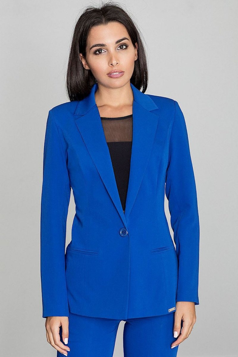 Long Loose - Fit Button - Up Jacket with Imitation Pockets – Versatile & Stylish - Outerwear