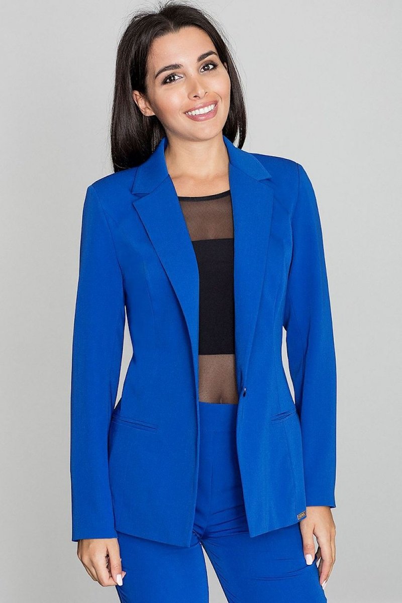 Long Loose - Fit Button - Up Jacket with Imitation Pockets – Versatile & Stylish - Outerwear
