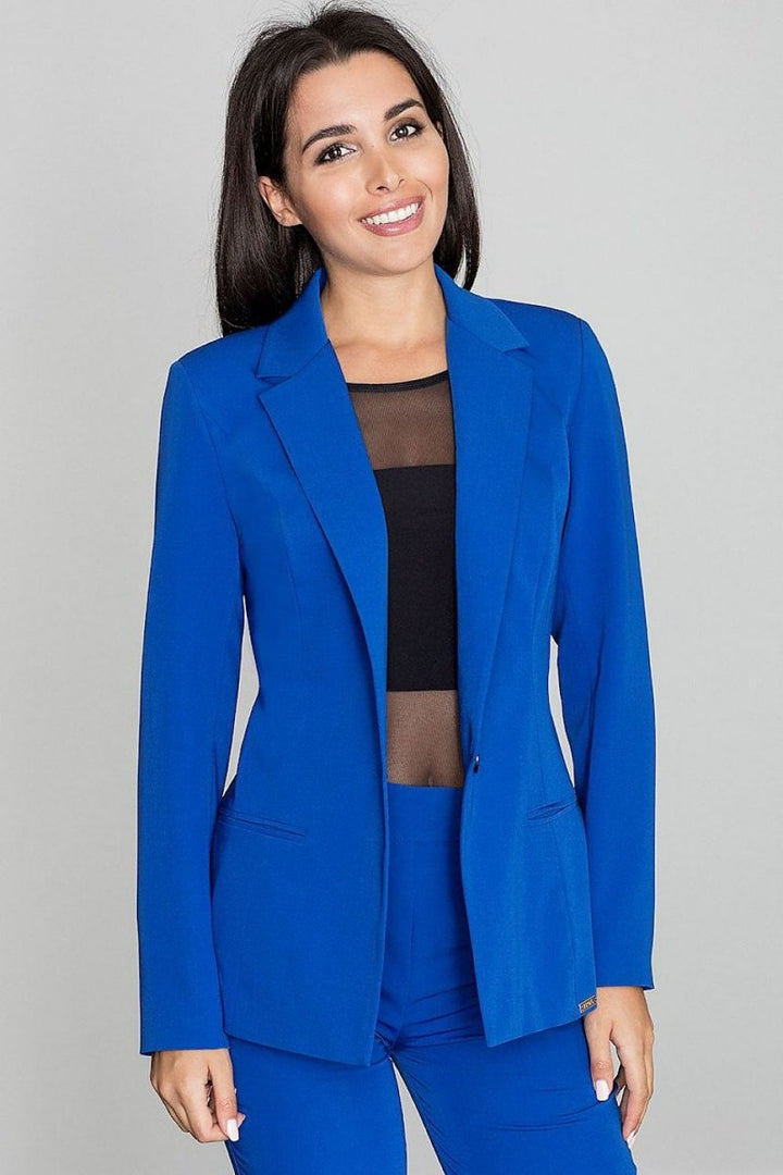 Long Loose - Fit Button - Up Jacket with Imitation Pockets – Versatile & Stylish - Outerwear