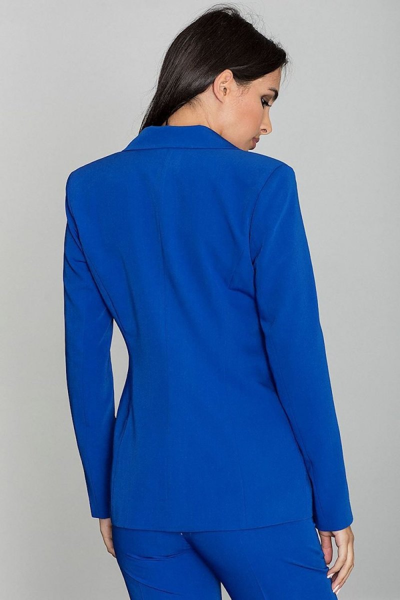 Long Loose - Fit Button - Up Jacket with Imitation Pockets – Versatile & Stylish - Outerwear