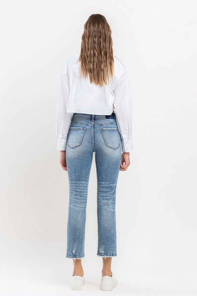 Lovervet Full Size High Rise Slim Straight Jeans - Bottoms Sale