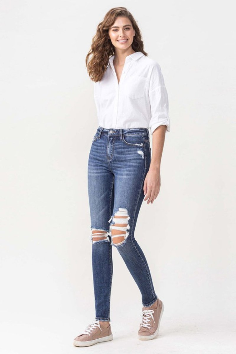 Lovervet Hayden Full Size High Rise Skinny - Bottoms