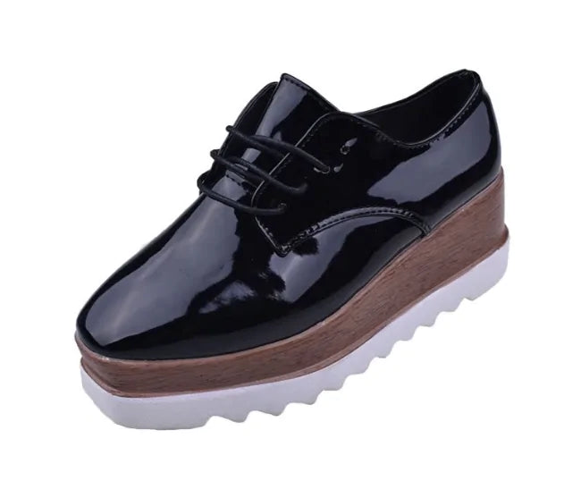 British Style Lace-Up Loafers