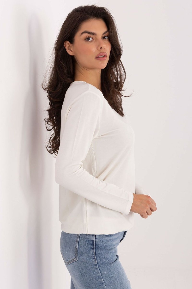 Micro Modal Elastane Long Sleeve Blouse - 