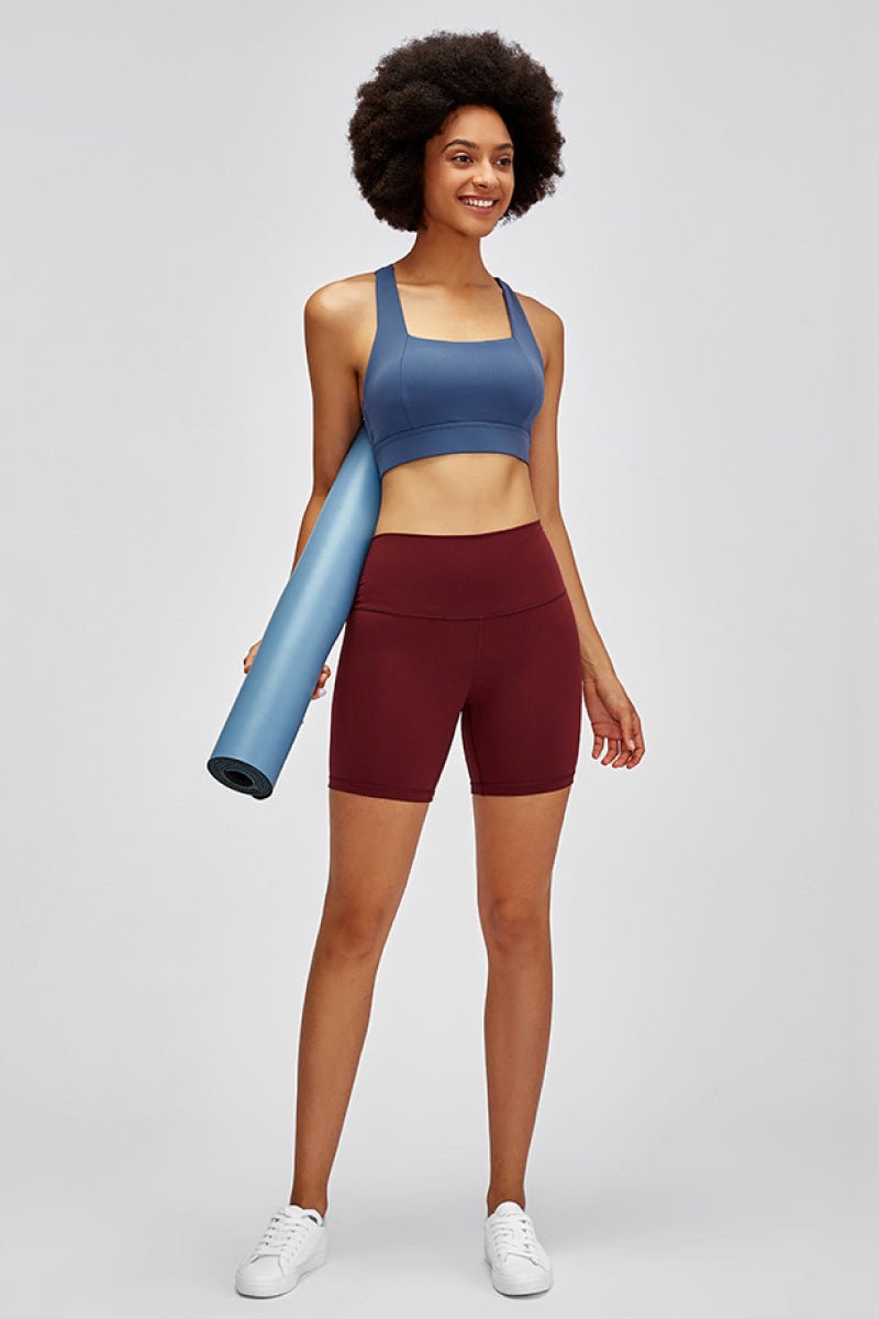 Millennia High Waist Training Shorts - Bottoms