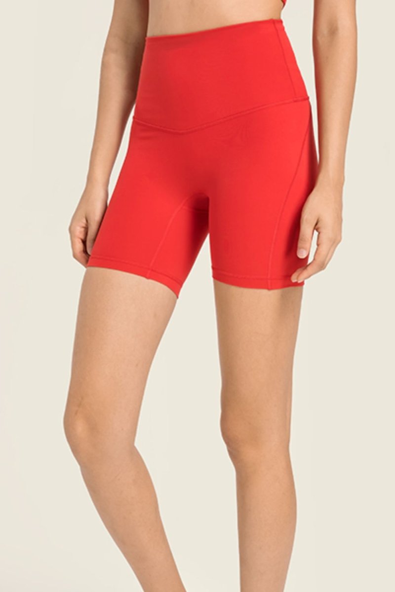 Millennia Seamless High - Rise Wide Waistband Biker Shorts - Bottoms