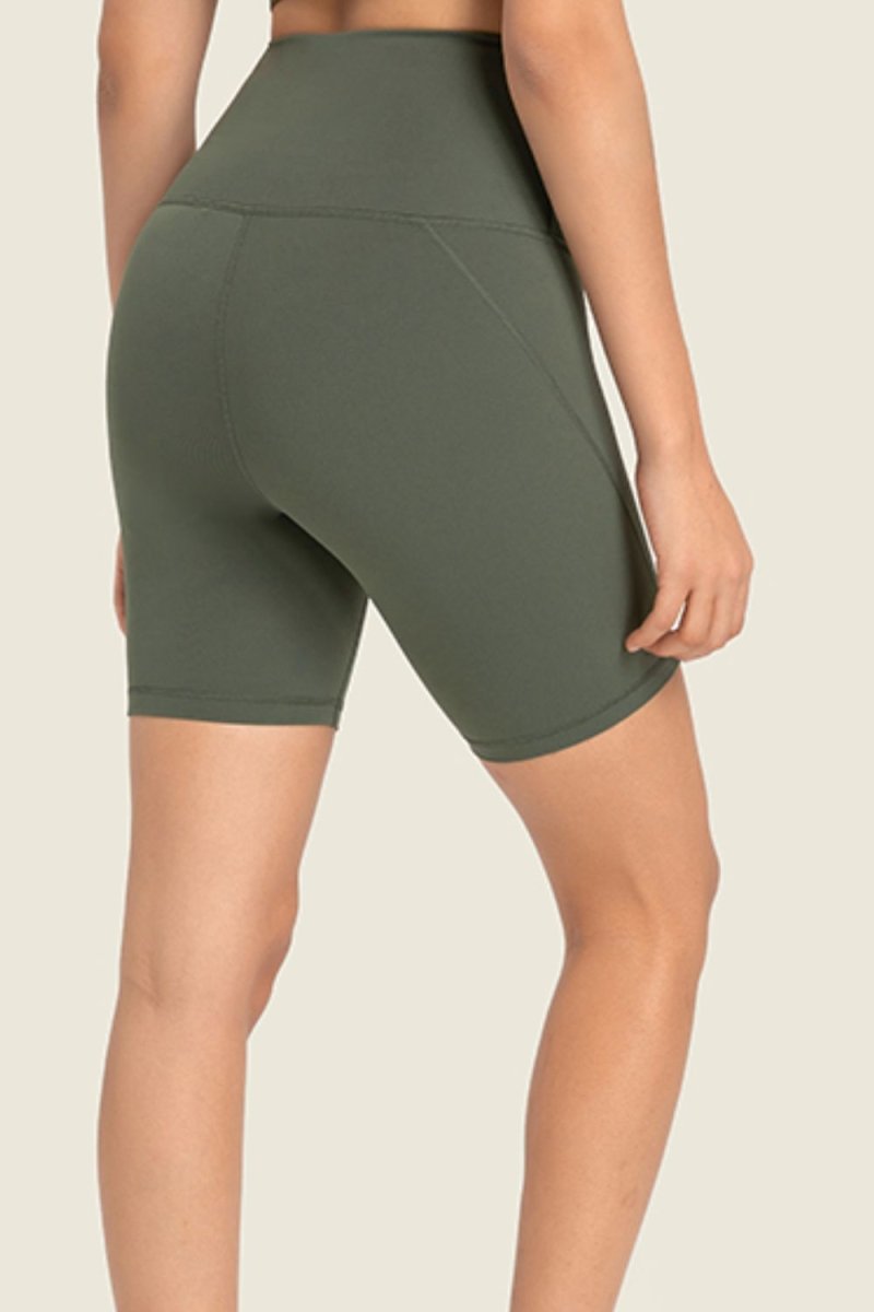 Millennia Seamless High - Rise Wide Waistband Biker Shorts - Bottoms