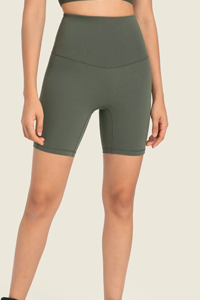 Millennia Seamless High - Rise Wide Waistband Biker Shorts - Bottoms