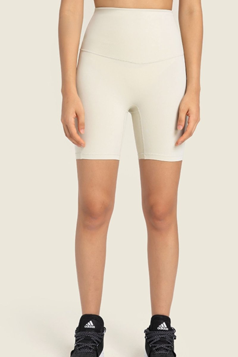 Millennia Seamless High - Rise Wide Waistband Biker Shorts - Bottoms