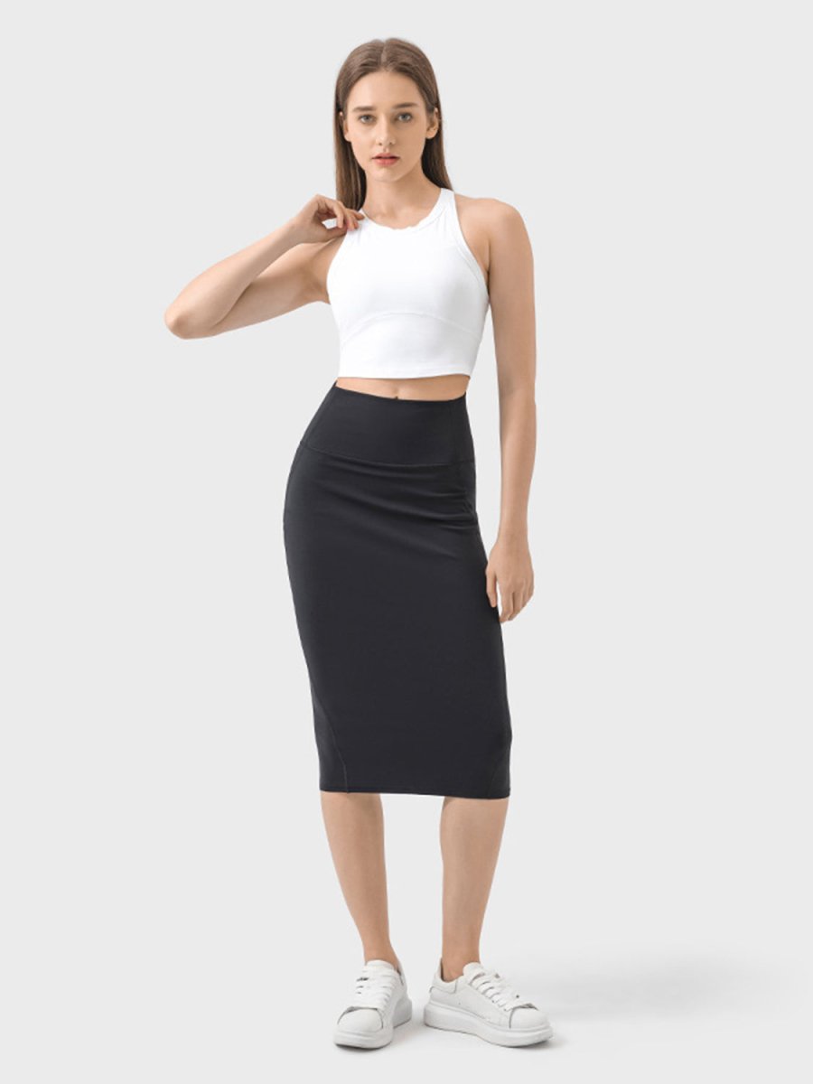Millennia Slit Wrap Active Skirt - Bottoms