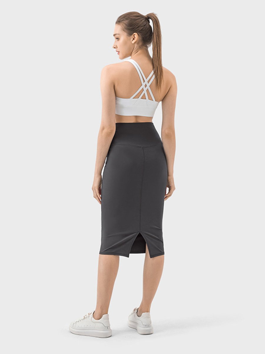 Millennia Slit Wrap Active Skirt - Bottoms