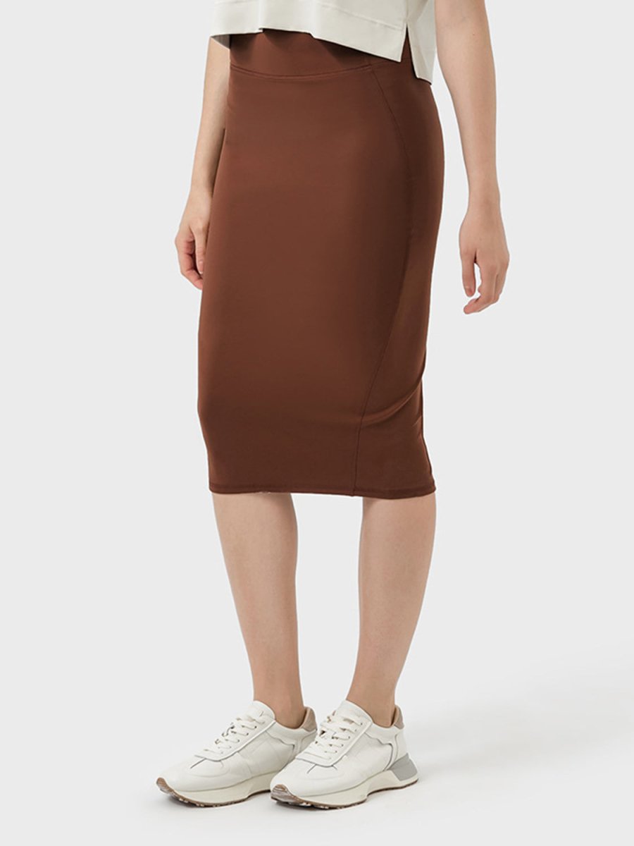 Millennia Slit Wrap Active Skirt - Bottoms