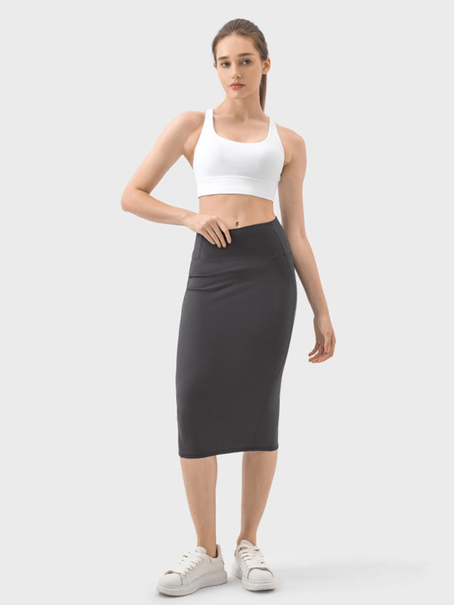 Millennia Slit Wrap Active Skirt - Bottoms