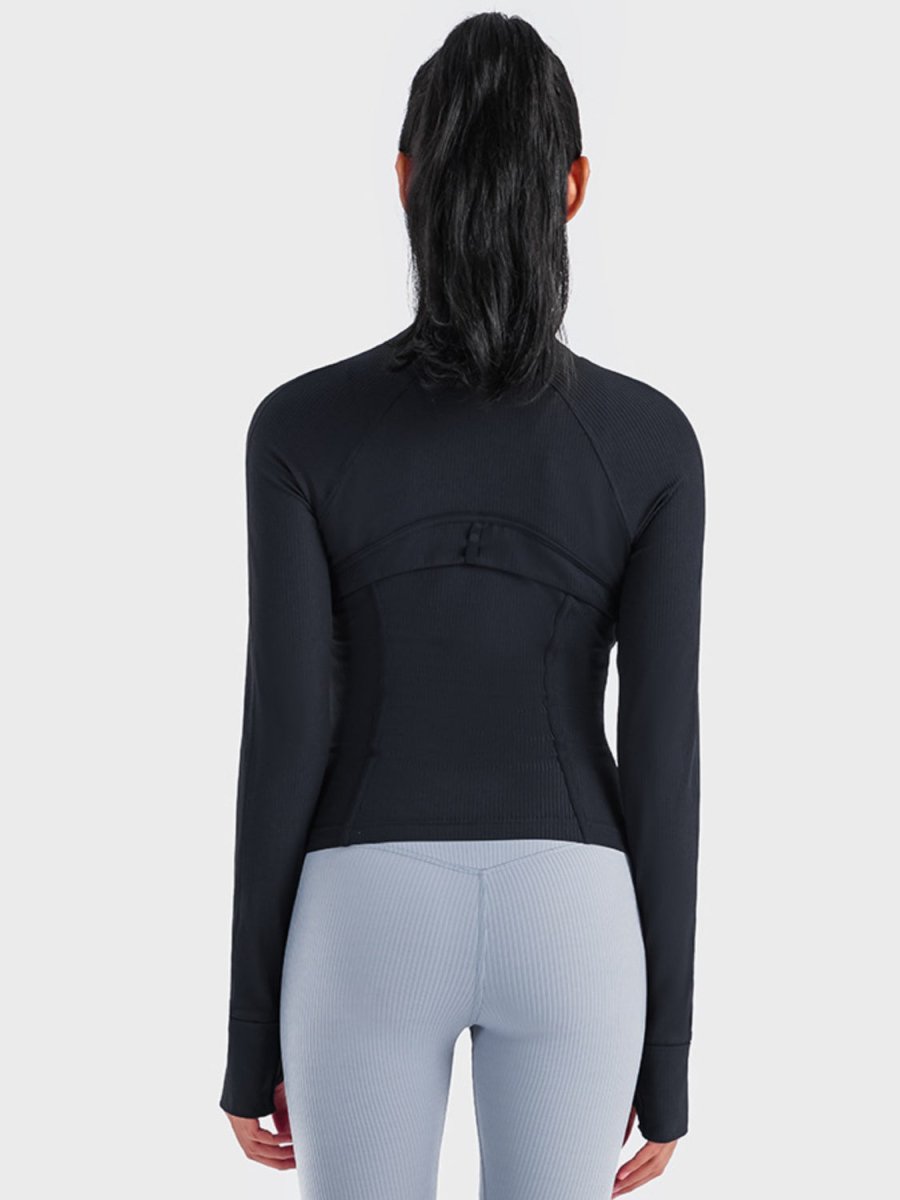 Millennia Zip - Up Long Sleeve Sports Jacket - Outerwear