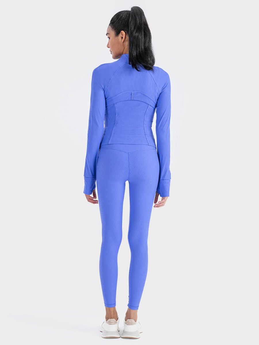 Millennia Zip - Up Long Sleeve Sports Jacket - Outerwear