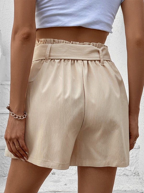 New fashion beige elegant casual ladies shorts - Bottoms