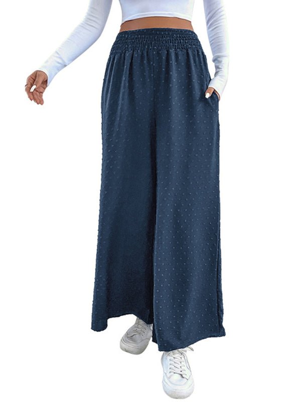 New Fashion Ladies Casual Wide Leg Pants - Bottoms