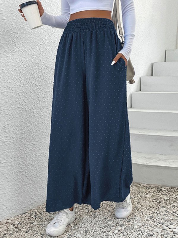 New Fashion Ladies Casual Wide Leg Pants - Bottoms