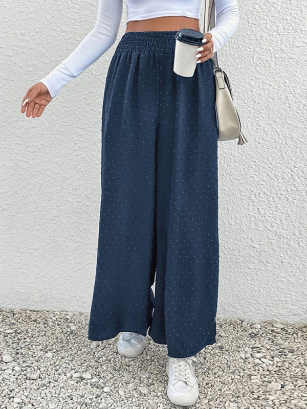 New Fashion Ladies Casual Wide Leg Pants - Bottoms