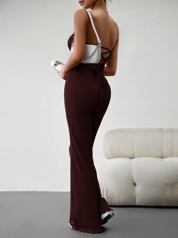 New women's elegant temperament slim sexy tube top jumpsuit - Jumpsuit