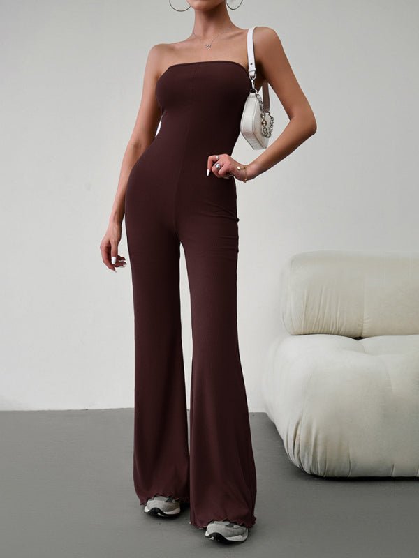 New women's elegant temperament slim sexy tube top jumpsuit - Jumpsuit