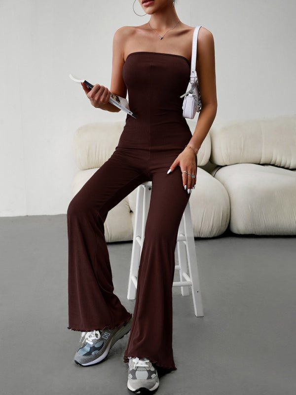 New women's elegant temperament slim sexy tube top jumpsuit - Jumpsuit