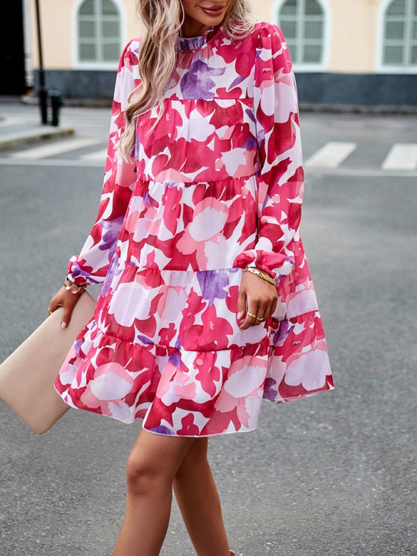 New women's temperament elegant long - sleeved skirt - Day Dress
