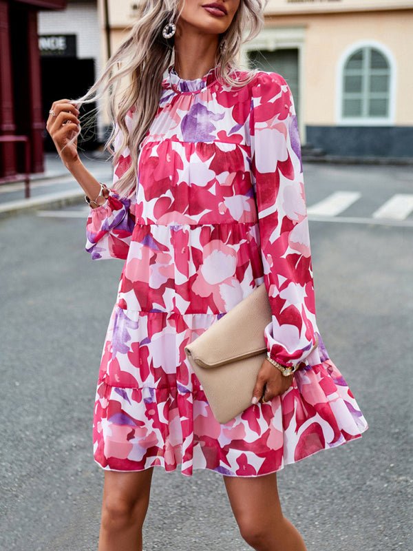 New women's temperament elegant long - sleeved skirt - Day Dress