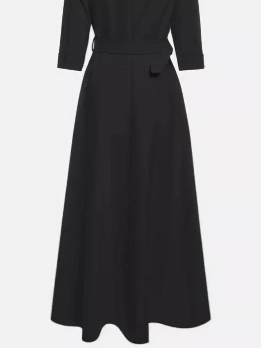 Off - White Off - Shoulder Belted Maxi Dress - 