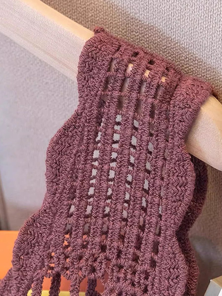 Openwork Scoop Neck Tank - Top