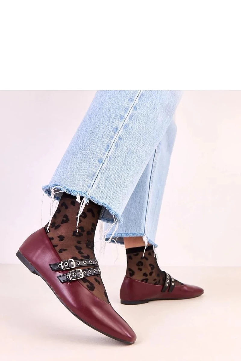 Panther Print Ballet Flats - 