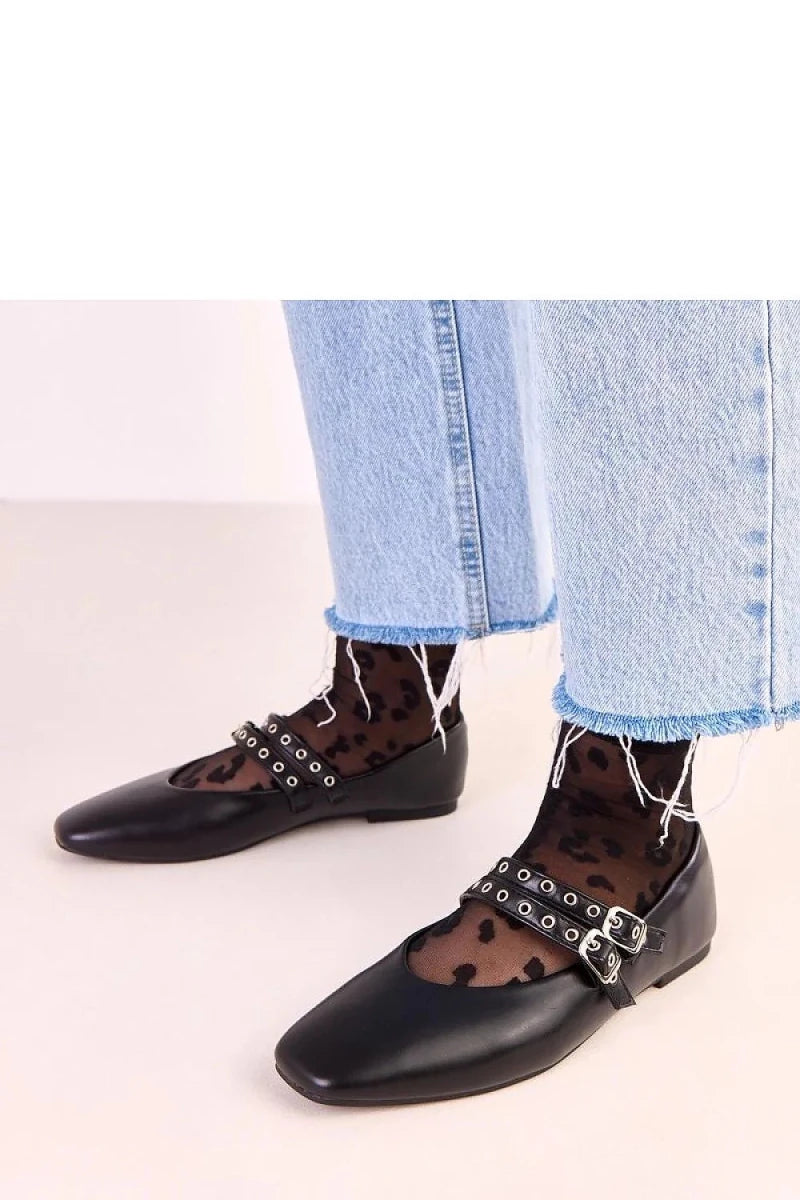 Panther Print Ballet Flats - 