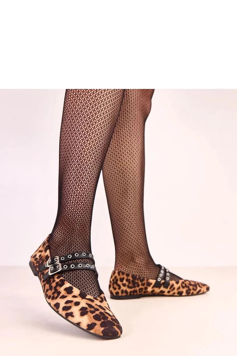 Panther Print Ballet Flats - 