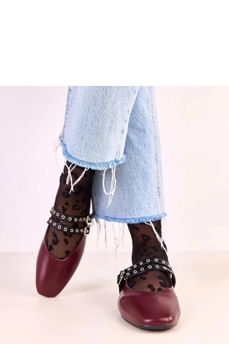 Panther Print Ballet Flats - 