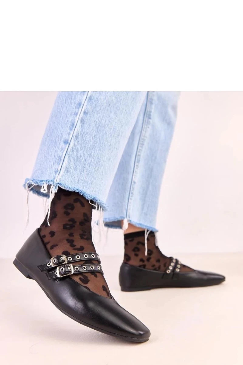 Panther Print Ballet Flats - 