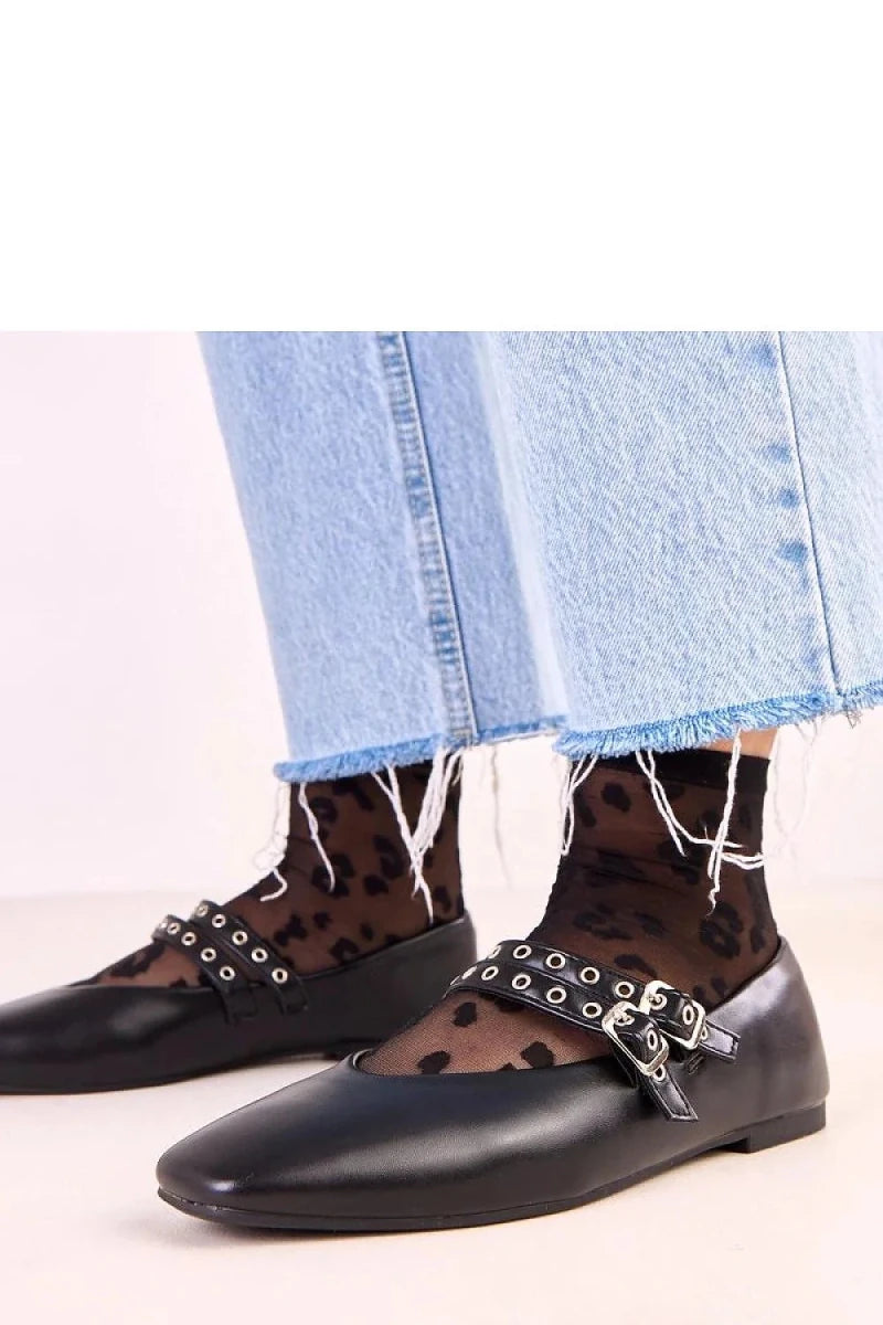 Panther Print Ballet Flats - 