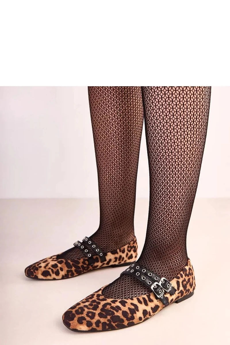 Panther Print Ballet Flats - 