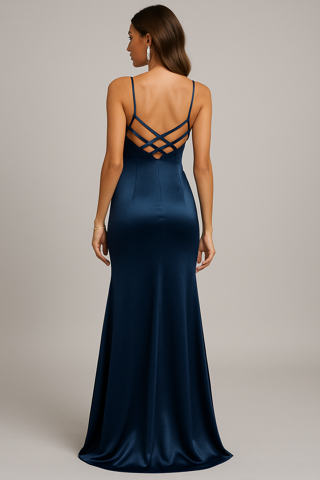 Strappy Backless Maxi Dress